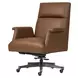 Skylar Ardent Chestnut Leather Upholstered Executive Chair
