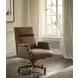 Skylar Ardent Chestnut Leather Upholstered Executive Chair