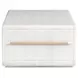 Sunset Cove Moonlight Pearl and Brown Rectangular Cocktail Table