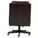 Admiral Mystic Bourbon Leather Upholstered Executive Chair