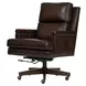 Admiral Mystic Bourbon Leather Upholstered Executive Chair