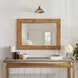 Mirat Brown Rectangular Wall Mirror
