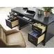 Drew Luxe Tan Leather Upholstered Executive Chair