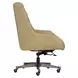 Drew Luxe Tan Leather Upholstered Executive Chair