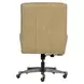 Drew Luxe Tan Leather Upholstered Executive Chair