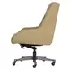 Drew Luxe Tan Leather Upholstered Executive Chair