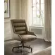 Drew Luxe Tan Leather Upholstered Executive Chair