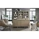 Reese Ardent Iron Leather Upholstered Executive Chair with Nailhead Trim and Casters