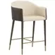 Rowan Dillon Cream Upholstered Counter Height Stool