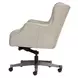 Blake Venetian Silver Leather Upholstered Executive Chair