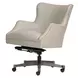 Blake Venetian Silver Leather Upholstered Executive Chair