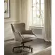 Blake Venetian Silver Leather Upholstered Executive Chair