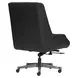 Cameron Ardent Onyx Leather Upholstered Executive Chair