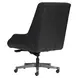 Cameron Ardent Onyx Leather Upholstered Executive Chair