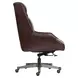 Cameron Burnished Umber Leather Upholstered Executive Chair