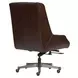 Cameron Burnished Umber Leather Upholstered Executive Chair