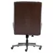 Cameron Burnished Umber Leather Upholstered Executive Chair