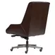 Cameron Burnished Umber Leather Upholstered Executive Chair