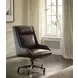 Cameron Burnished Umber Leather Upholstered Executive Chair