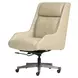 Cameron Luxe Ecru Leather Upholstered Executive Chair