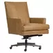 Adler Venetian Caramel Leather Upholstered Executive Chair