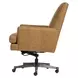 Adler Venetian Caramel Leather Upholstered Executive Chair