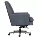 Adler Venetian Blue Leather Upholstered Executive Chair