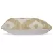 Brockner Next Gen Nuvella Yellow and Beige Performance Fabric Outdoor Accent Pillow