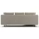 Altura Oatmeal 2 Piece Modular Small L Sectional with Pillows
