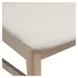 West End Ivory and Natural Maple Upholstered Side Chair Set of 2