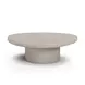 Jade Cream Free Form Outdoor Concrete Top Nesting Coffee Table Set