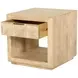 Laguna Bleached Natural Rectangular End Table