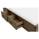 Lindon Belgian Wheat and Coffee Bean Queen Storage Panel Bed