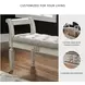 Realyn Antique White Accent Bench