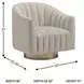 Penzlin Pearl Swivel Accent Chair