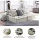 Bales Taupe 4 Piece Modular Sectional