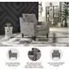 Morrilton Next Gen Nuvella Natural And Charcoal Performance Fabric Accent Chair