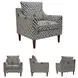 Morrilton Next Gen Nuvella Natural And Charcoal Performance Fabric Accent Chair