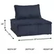 Bales Navy Piece Modular Seating