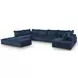 Bales Navy 8 Piece Modular Sectional