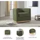 Jersonlow Forest Green Swivel Chair