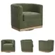 Jersonlow Forest Green Swivel Chair