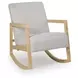 Wychworth Gray Performance Fabric Upholstered Accent Chair