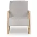 Wychworth Gray Performance Fabric Upholstered Accent Chair