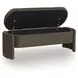 Vavuniya Brown Upholstered Accent Storage Bench