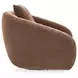 Yahya Sienna Upholstered Swivel Accent Chair
