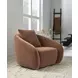 Yahya Sienna Upholstered Swivel Accent Chair
