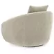 Yahya Pebble Upholstered Swivel Accent Chair