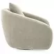 Yahya Pebble Upholstered Swivel Accent Chair