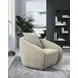 Yahya Pebble Upholstered Swivel Accent Chair